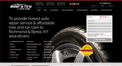 Desktop Screenshot of millers-tire.com